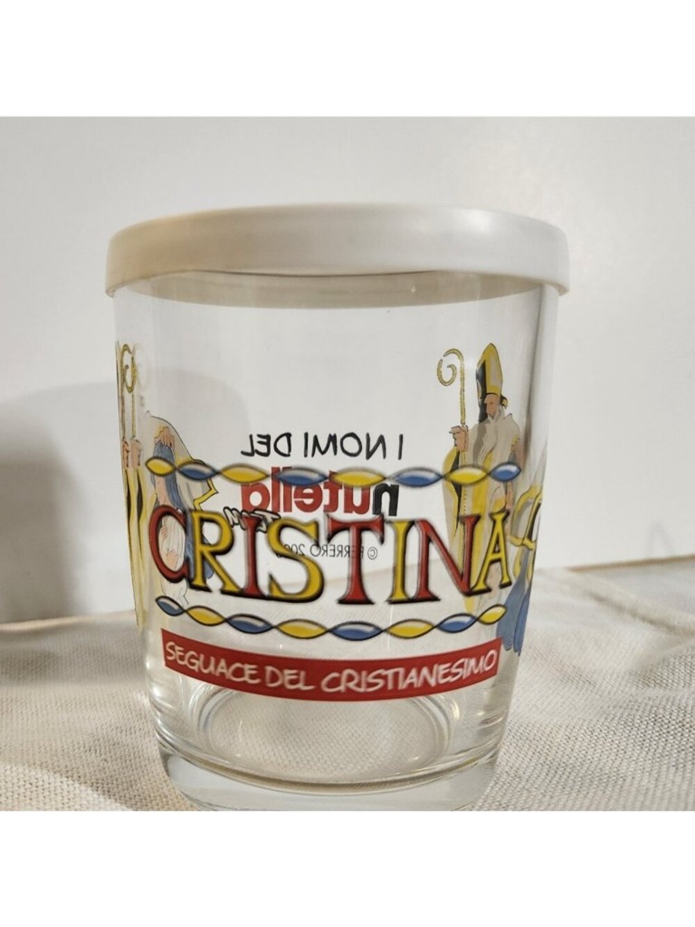 Nutella Jar Limited Ed. Italy I Nomi Del Nutella Team Name Cristina Ferrero 2003